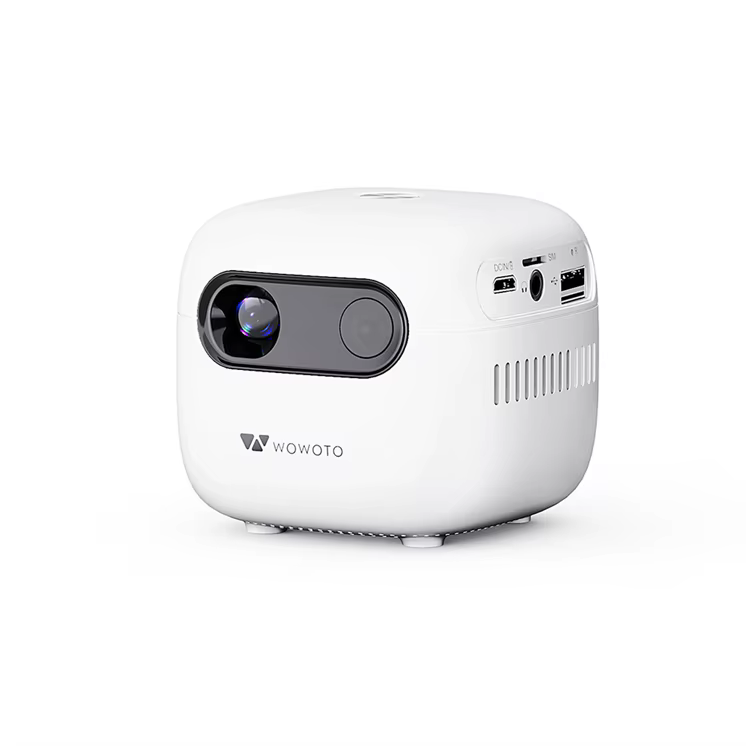 WOWOTO Durable Using Small Projector Portable Built-in Battery Android Pico Plam Projector