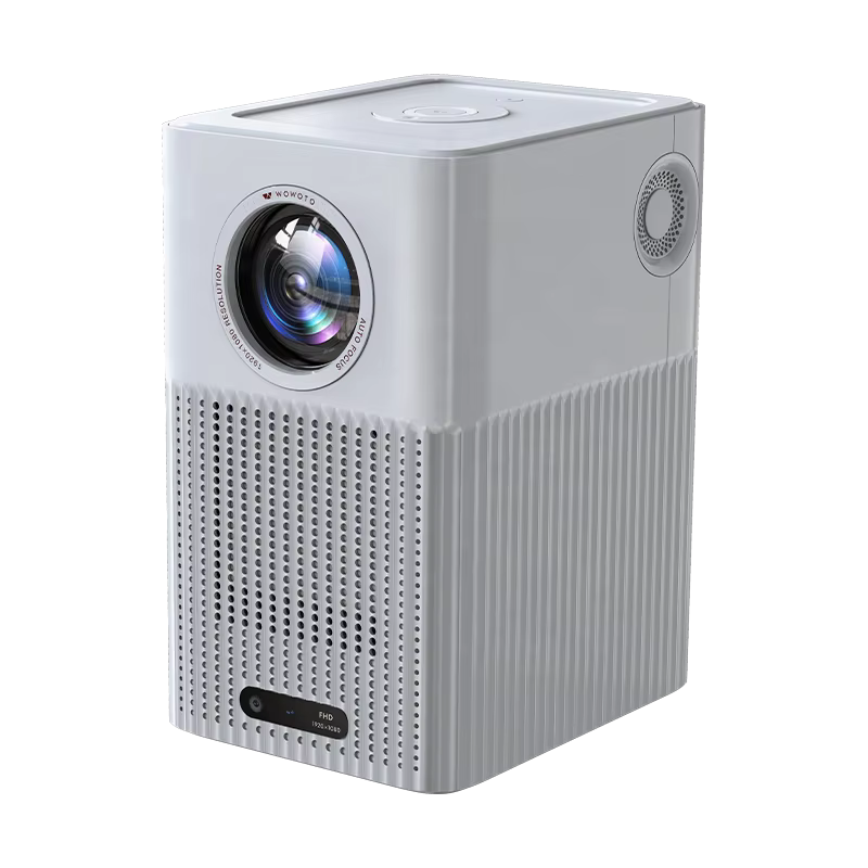 Wowoto Latest BL14 4k Android Projector Home Theater with HIFI Speaker Mode Led Mini Lcd Wireless Beam Projector