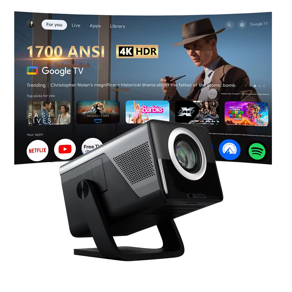 Tripsky X7AD LCD High Lumens 1080P Android Projector Home Theater Video 4k Proyector Portable Smart Google TV Mini Projector