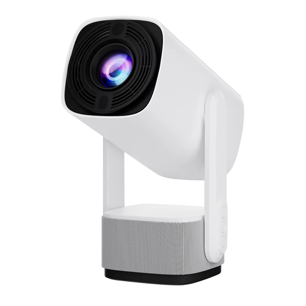 Auto Focus Android 11 Projector WIFI 6 BT 5.2 Smart Portable With Battery Outdoor Movie Mini Rechargeable Projector