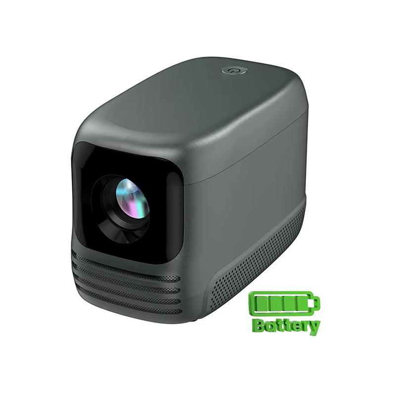 Portable Rechargeable Projector Wireless Streaming Outdoor Movie Projector 30000mAh Battery Long-Lasting Android Projector