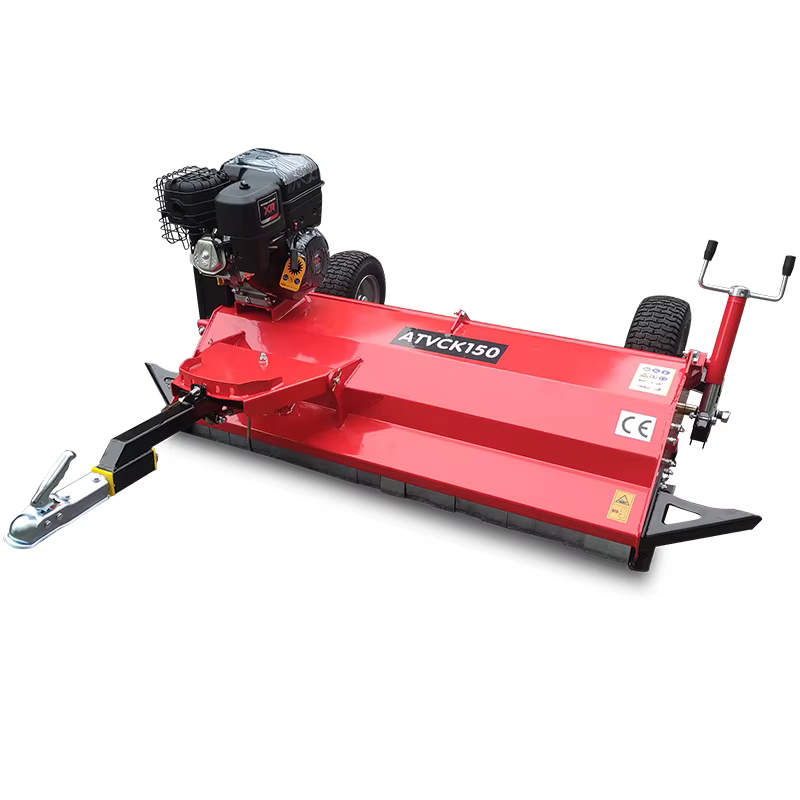 Chinese Manufacturer Farm Machines Quad Bike Mower Rear Tire Tow Behind ATV Flail Mower for Heavy Brush