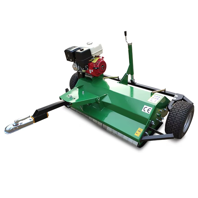 Agriculture Equipment Pull Behind ATV Flail Mower with Gasoline for Garden Farm Use