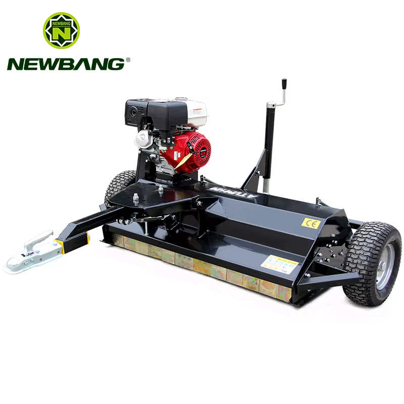 CE Approved Farm Garden Use ATV Flail Mower with 15hp Gasoline for Lawn Grass Cutting