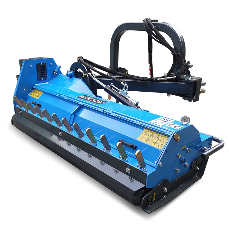 AGHKC Tractor PTO Driven Grass Cutter Machine Hydraulic Rear Side Flail Mower for Meadows