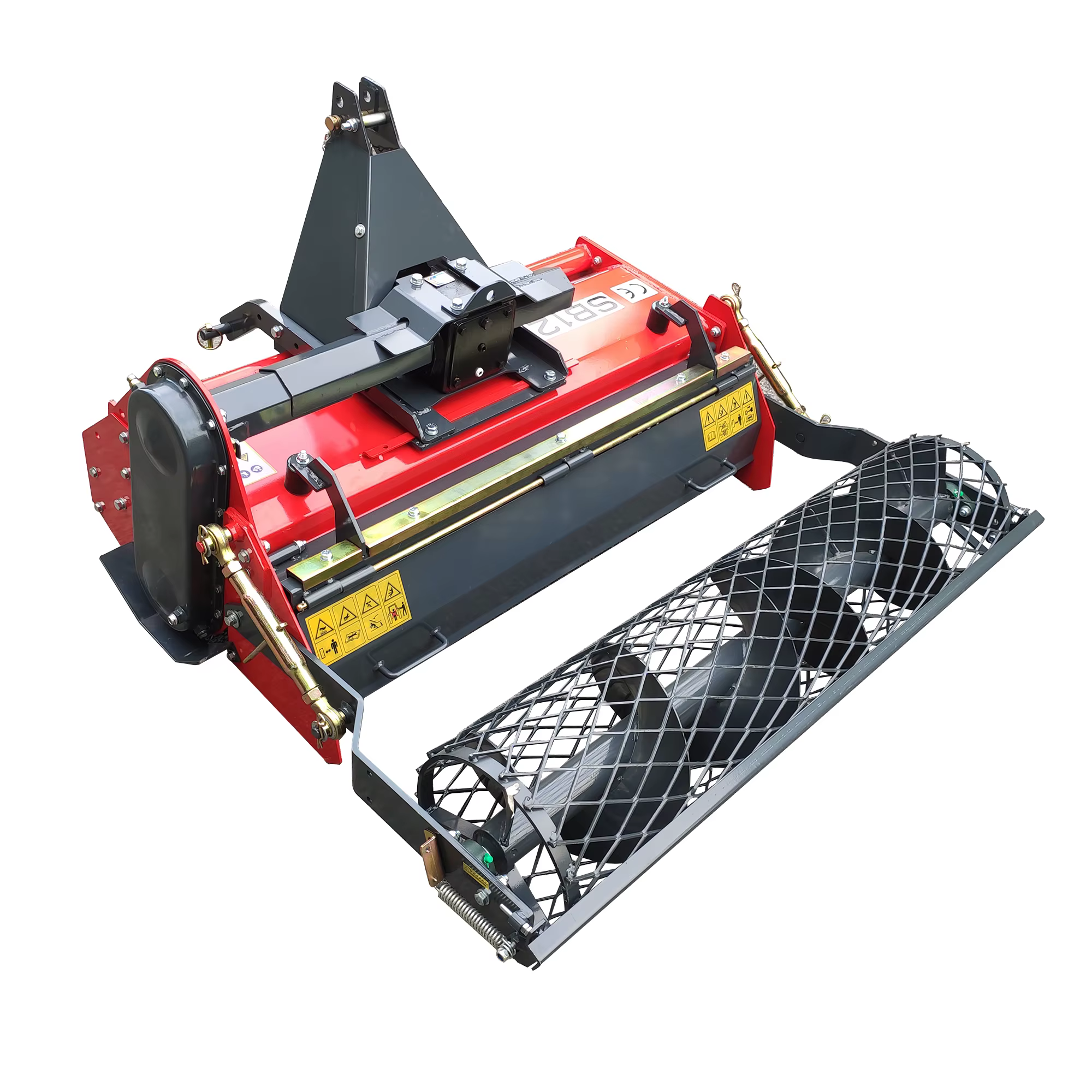 CE Approved Farmland Garden SB Series Light Duty Tractor 3 Point PTO Rotary Tiller Stone Burier