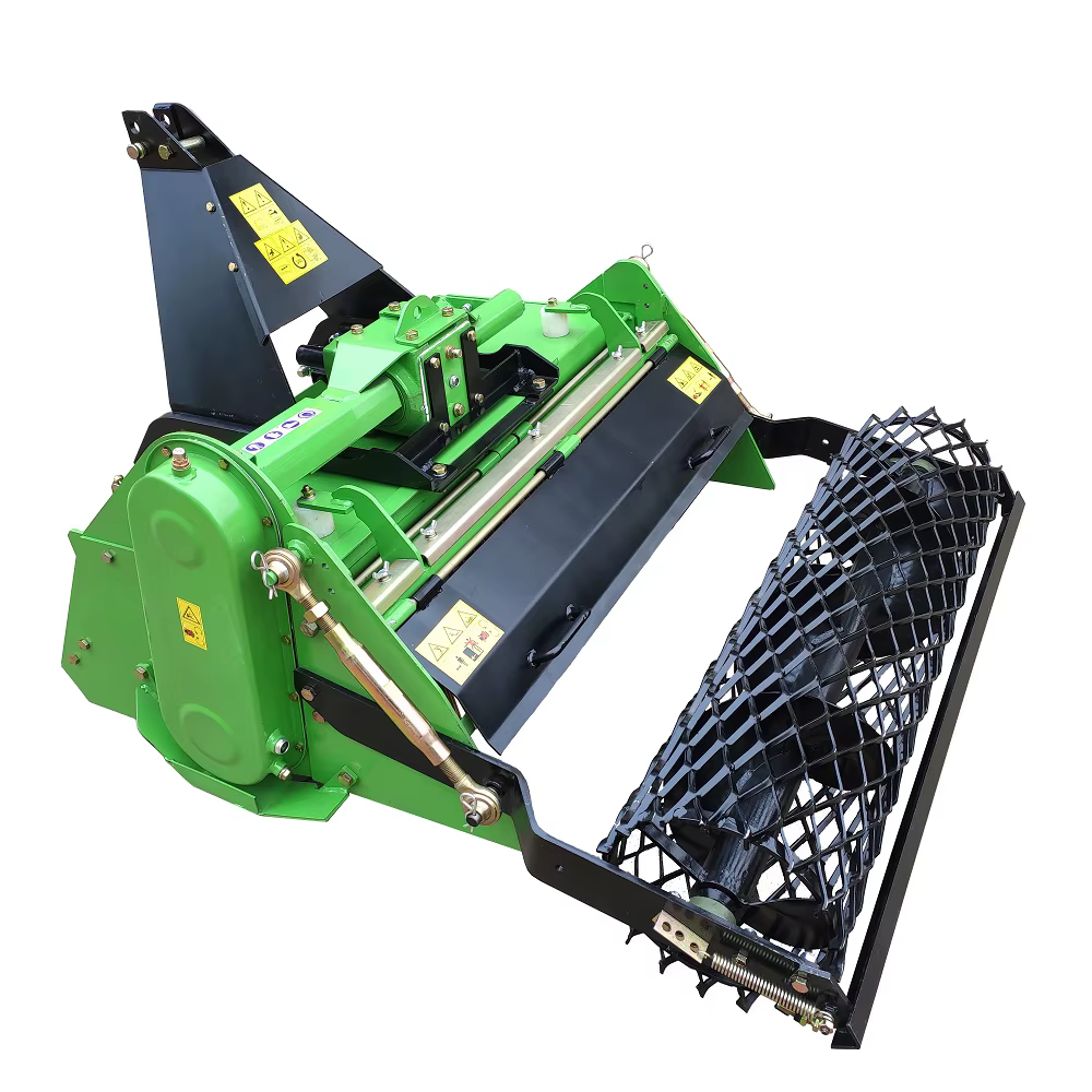 Farm Machines MZ Heavy Duty Three Point Linkage Rotary Tiller Stone Burier