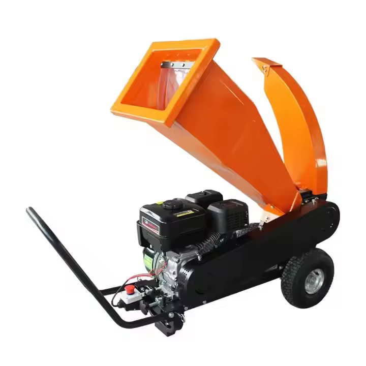 Dual Fuel 6.5HP Compact Electric Gasoline Wood Chipper Garden Shredder