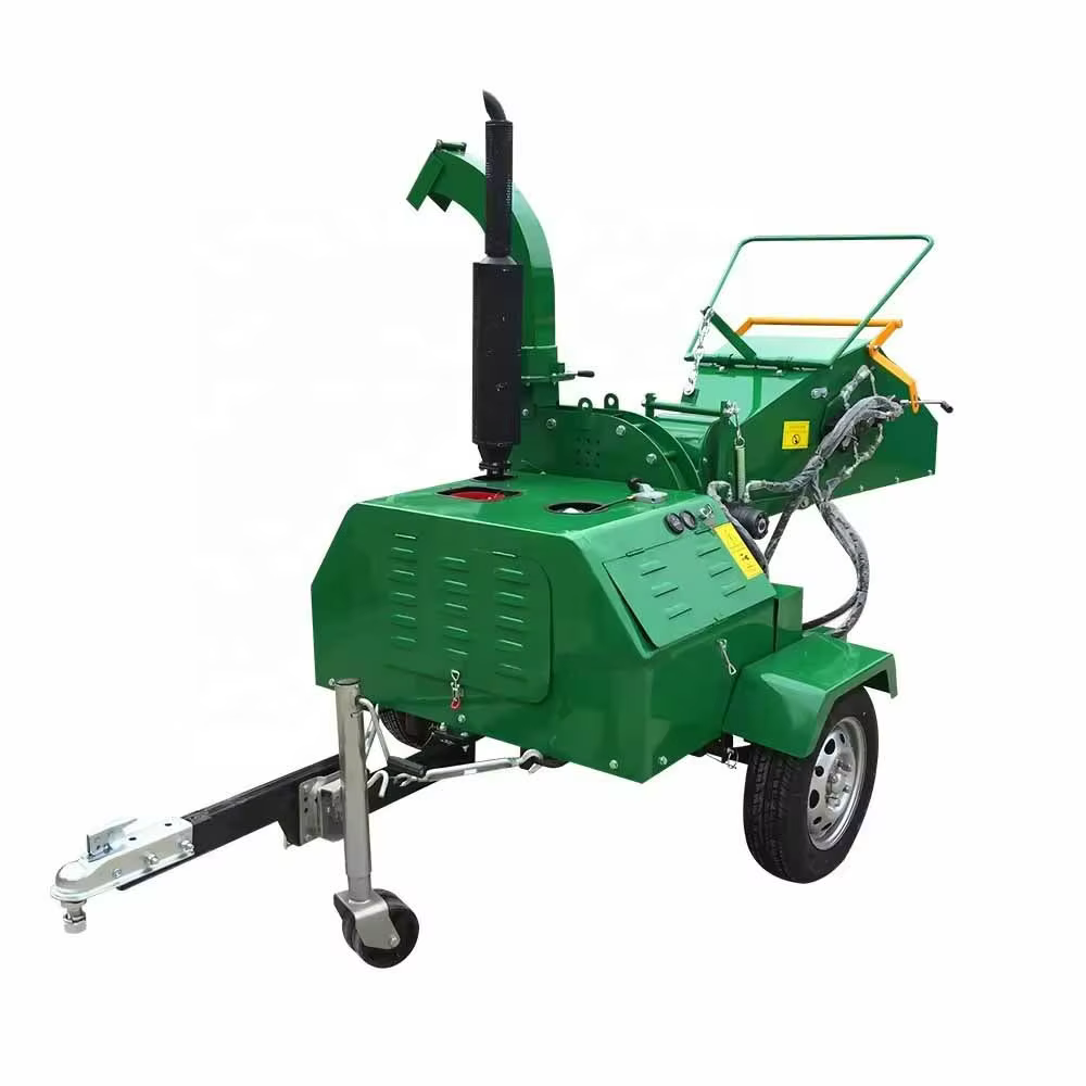 CE Certificate 22HP Diesel Engine Log Wood Chipper Shredder Machine DWC22