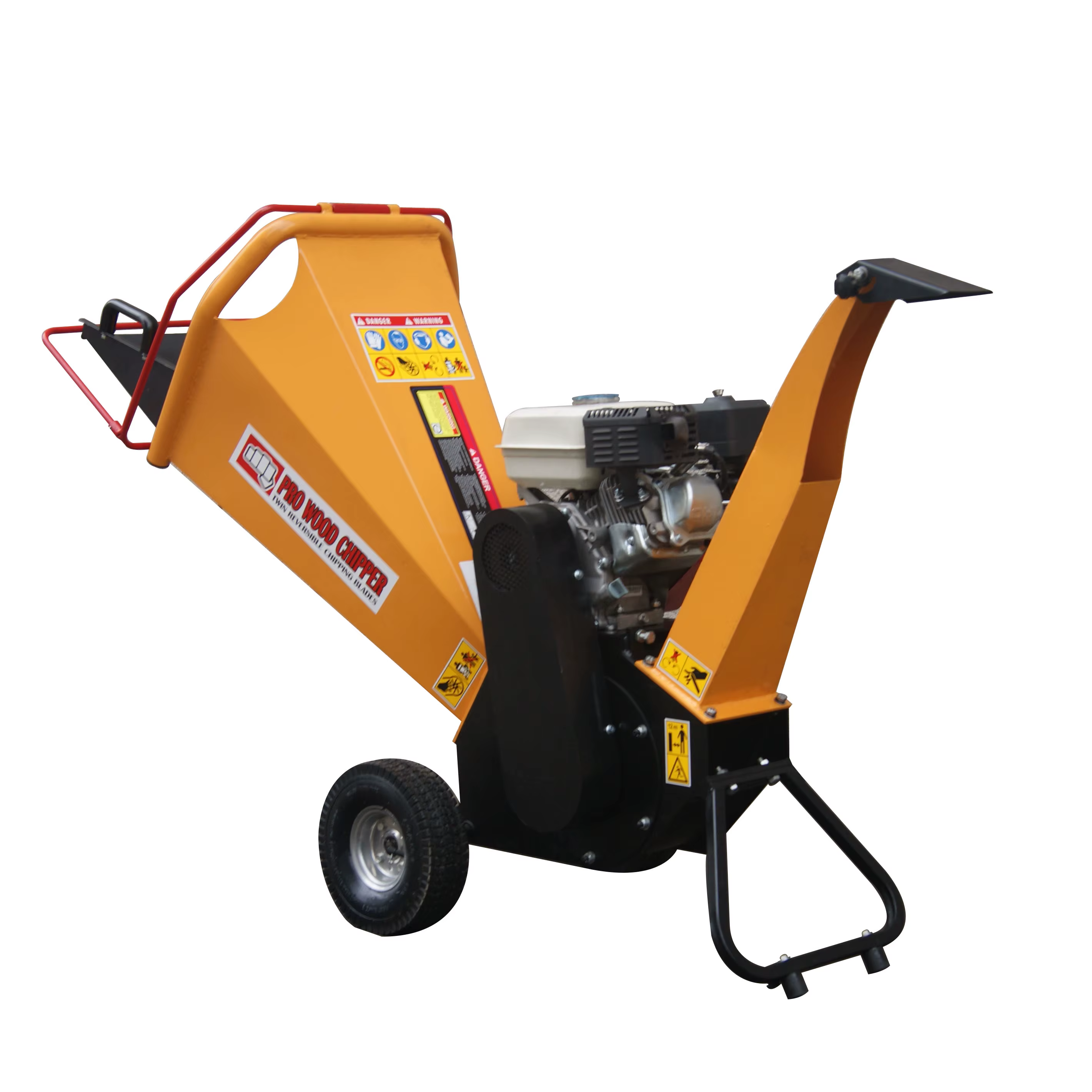 Factory Promotional Mini 7HP 212cc Gasoline Engine Powered ATV Drum 50mm Branch Wood Chipper Shredder