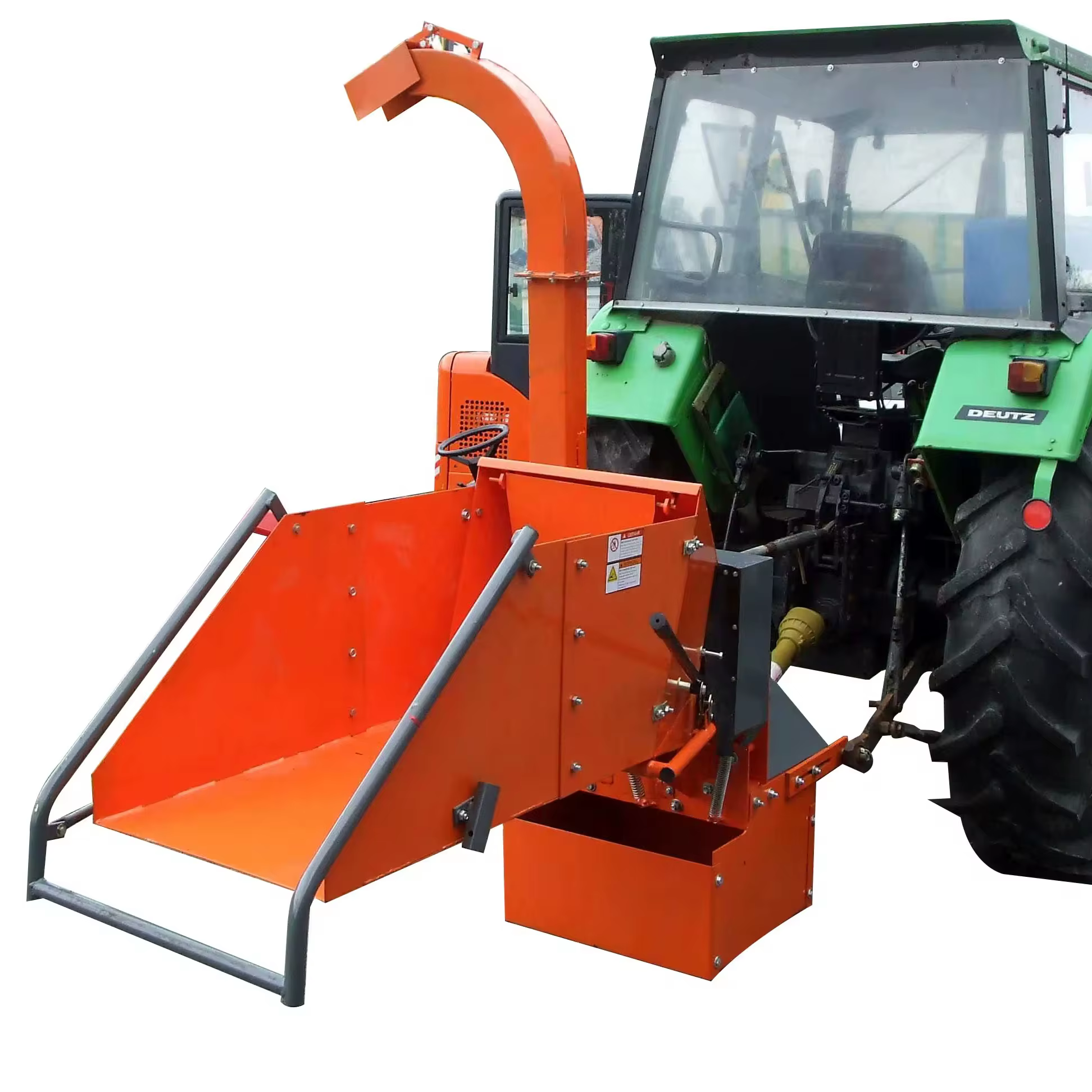 CE Certificate WC-8 Tree Cutter Wood Chipper Gasoline Log Shredder Machine for Sale