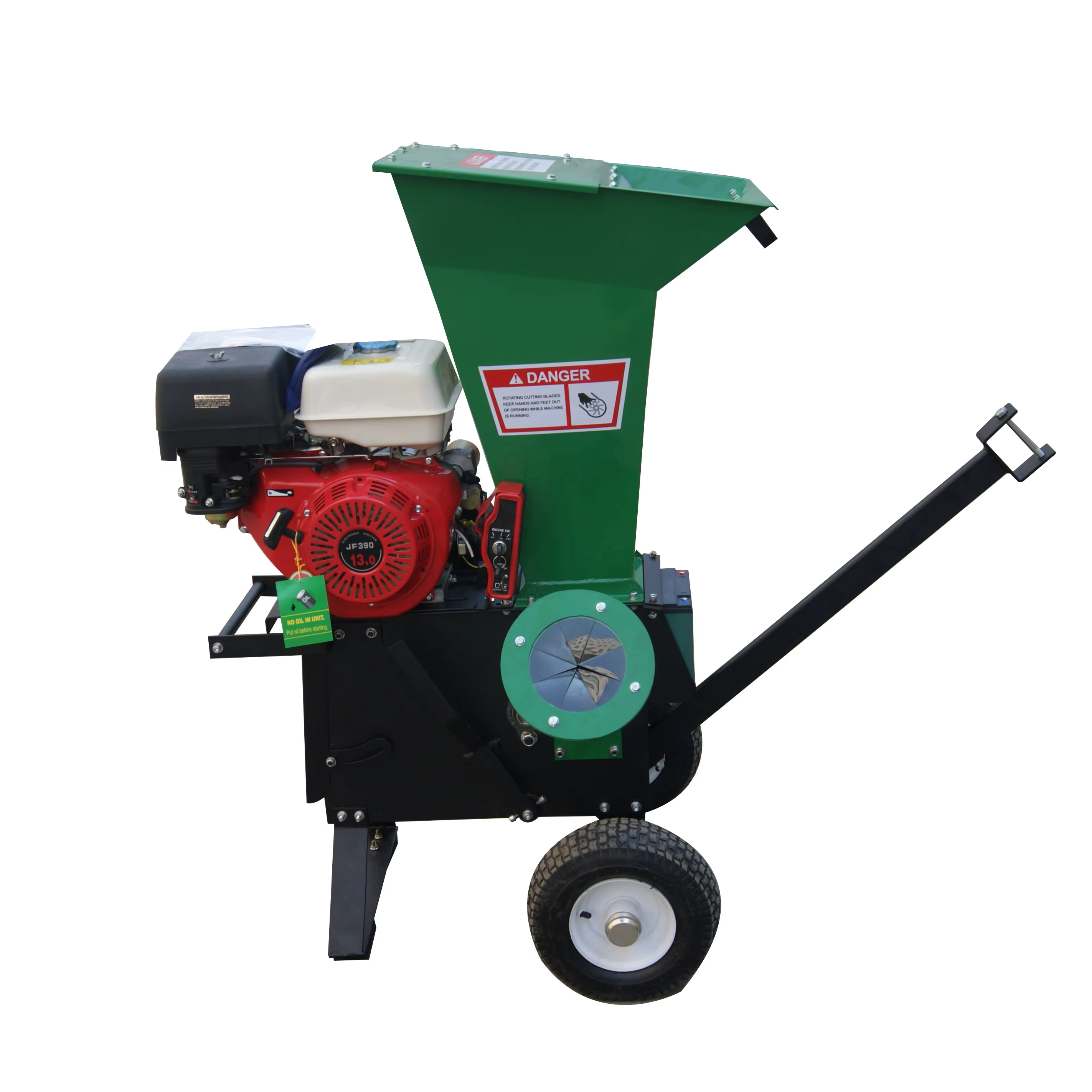 Hot Sale 13HP Gas Powerful Shredder Chipper Branch Crusher Portable for Household Orchard