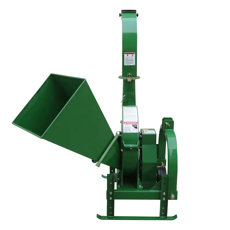 CE Certificated Tree Tractor Pto Wood Branch Chipper Shredder Wood Chipper Machine