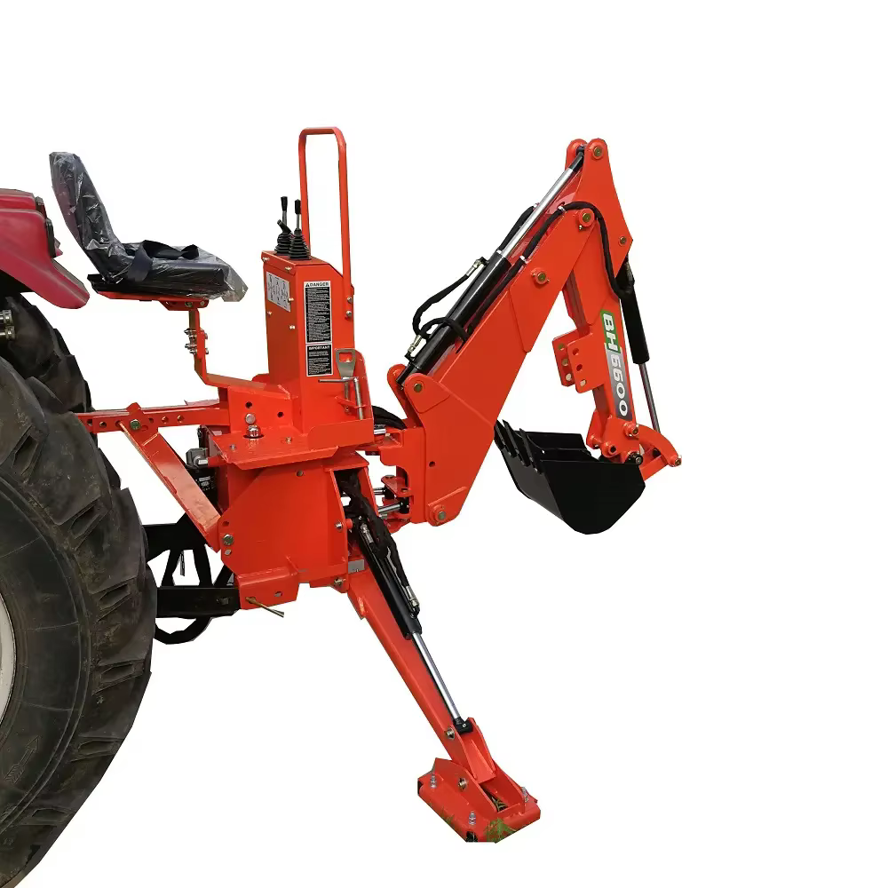High-Torque Tractor Backhoe Loader BH6600/BH7600/BH8600 CE Marked for Mining Operations