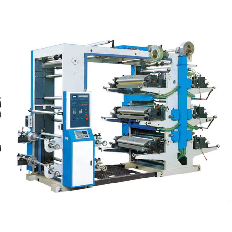 Cheap Price Four Color Colours High Speed Flexographic Flexo Printer