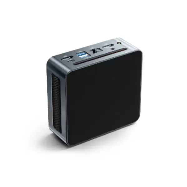 Ultra Compact Mini PC AMD R5 5600H 16G DDR4 NVME WiFi6 Dual HD Type-C 3x8K Display Home Office Gamer Mini Desktop PC Computer