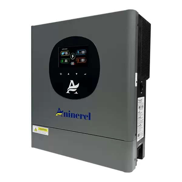 Aninerel 4.2KW 6.2KW 11KW 24V/48V Hybrid Solar Inverter 220-230V On + Off Grid Pure Sine Wave Inverter MPPT Solar Charger wifi