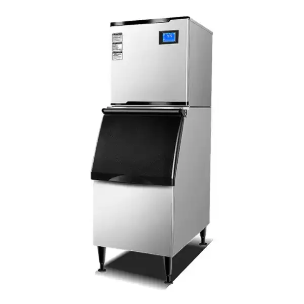 Commercial Automatic Cube Ice Crusher Machine 250kg/24H Ice Crusher Machinefor Households And Hotels Electric El