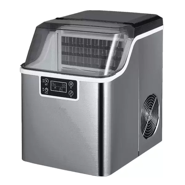 20kg Mini Portable Ice Cube Block Making Automatic Countertop Machines For Commercial Home Food
