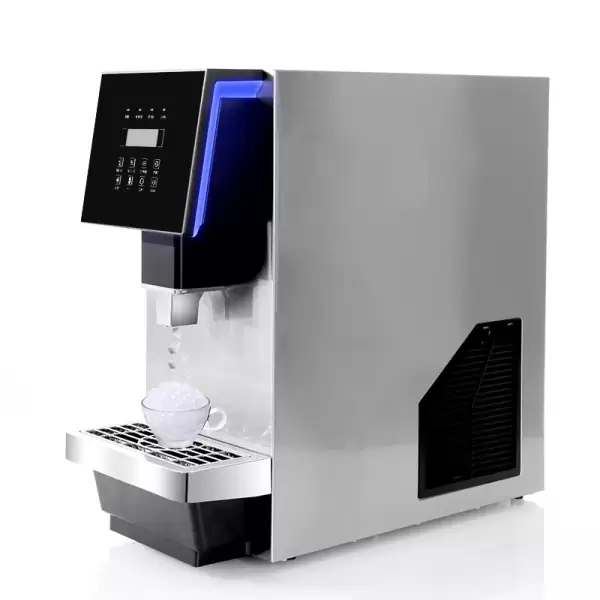 Ice MakerOne Touch Ice-making Household Hotel Cafe 30kg One Day Small Crushed Ice Stainless Steel Automatic Ice Maker