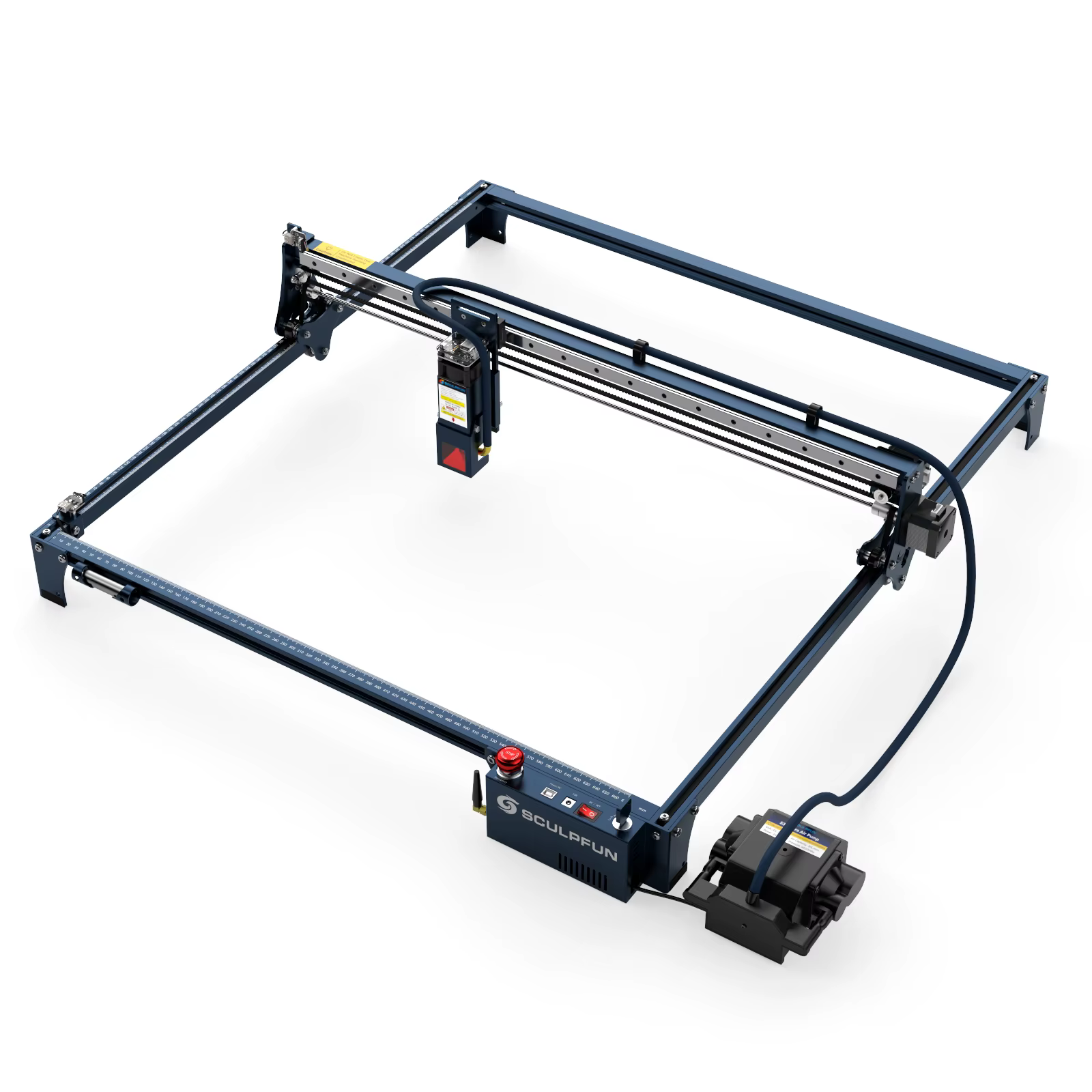 SCULPFUN S30 Ultra 11W 600*600mm Engraver Cutter Automatic Air Assist Replaceable Lens Emergency Stop Laser Engraving Machine