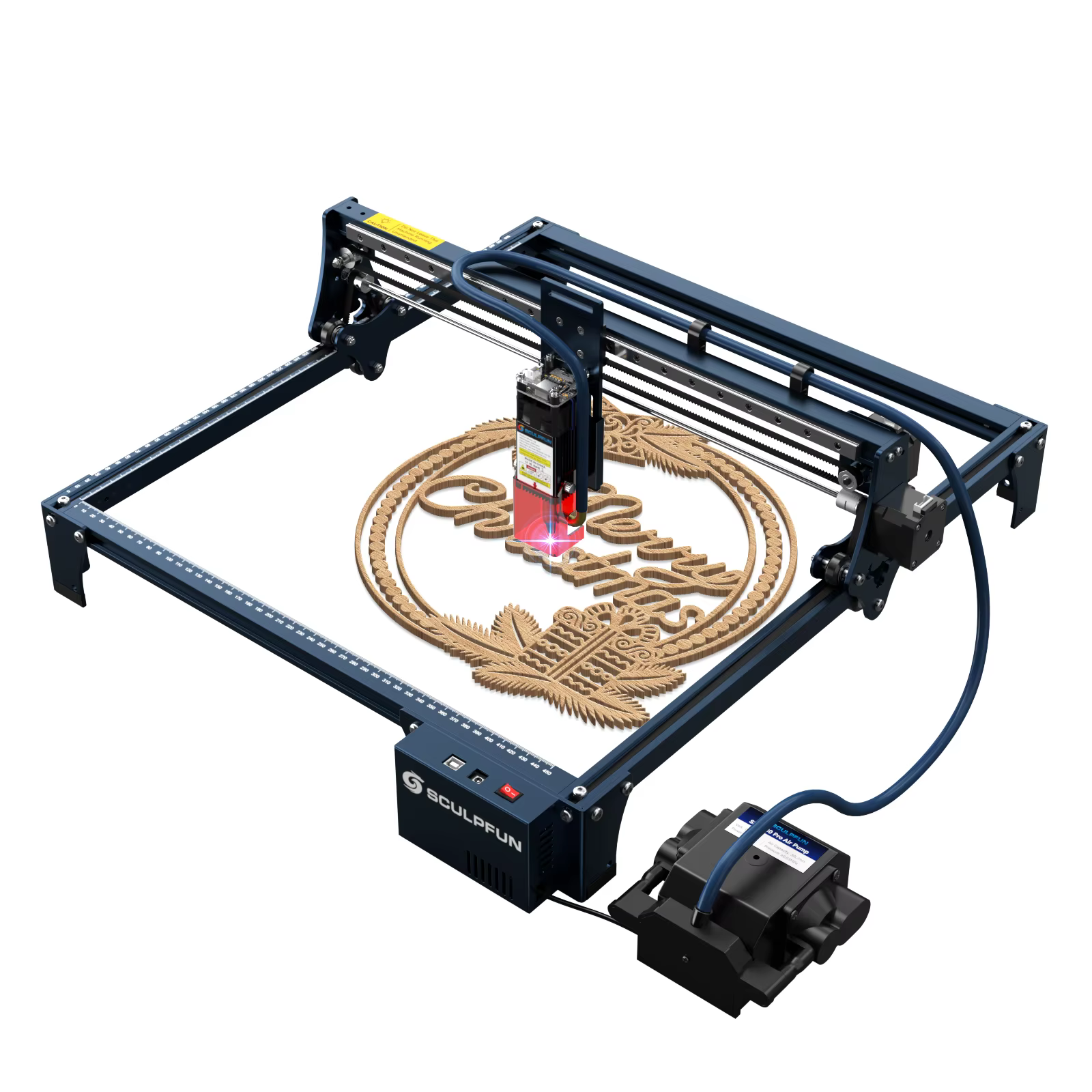 SCULPFUN S30 Desktop DIY Lazer Engraving and Cutting Automatic Air-assist System Laser Engraver Machines