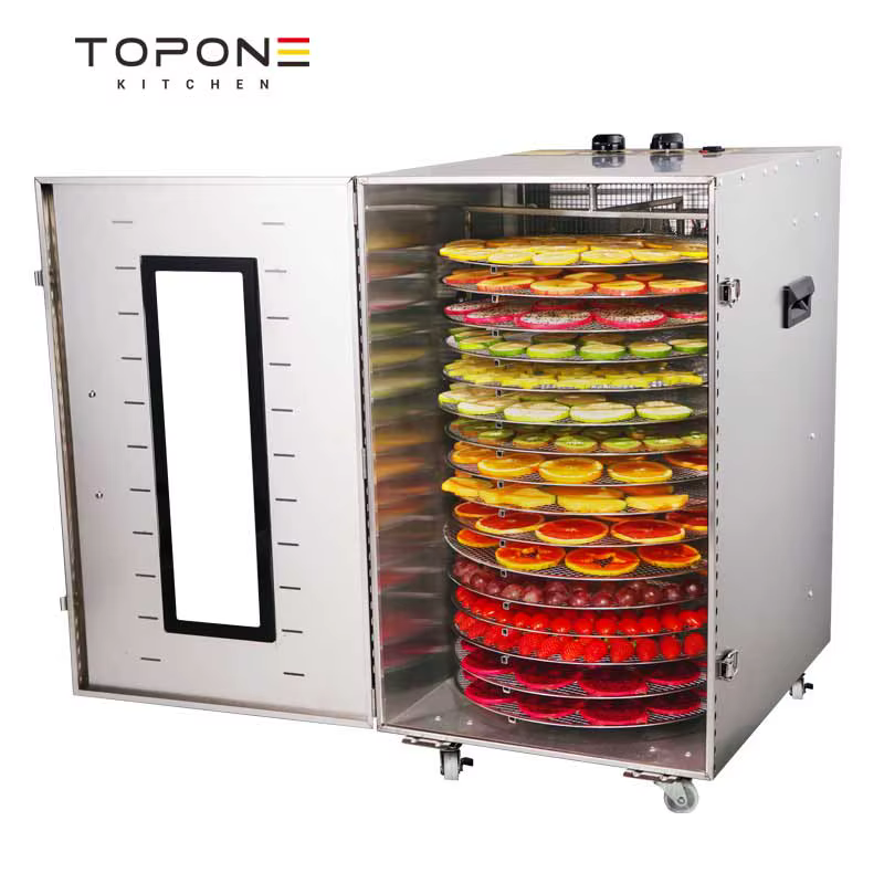 16 Trays Rotary Stainless Steel Food Dehydrator