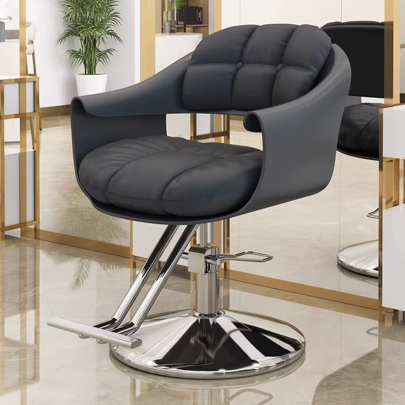 High-End Simple Hair Salon Soft Cushion Chair