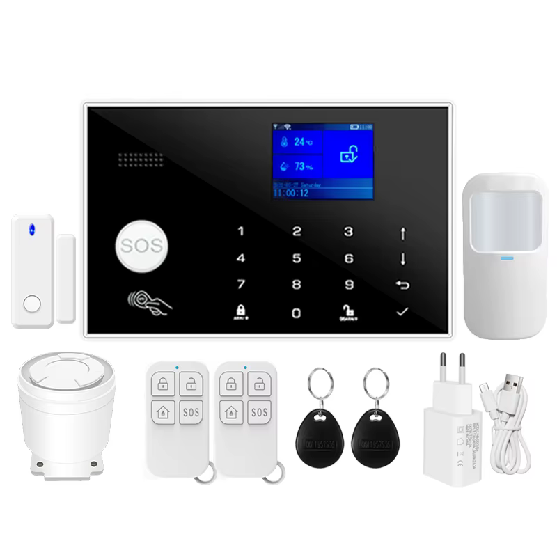 433MHz Home Burglar Alarm Wireless & Wired Detector