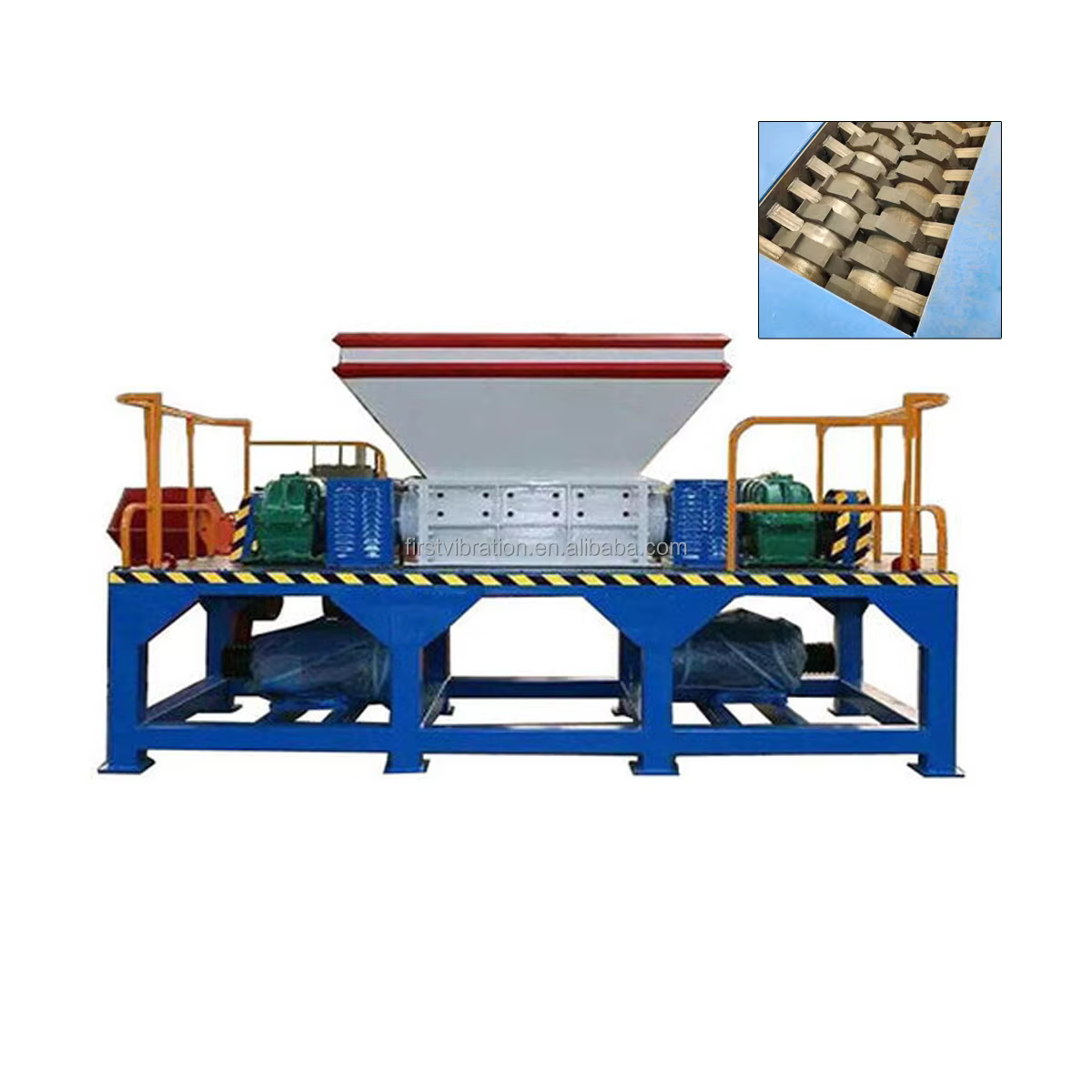 Wet Solid Waste Shredding and Dewatering Machine