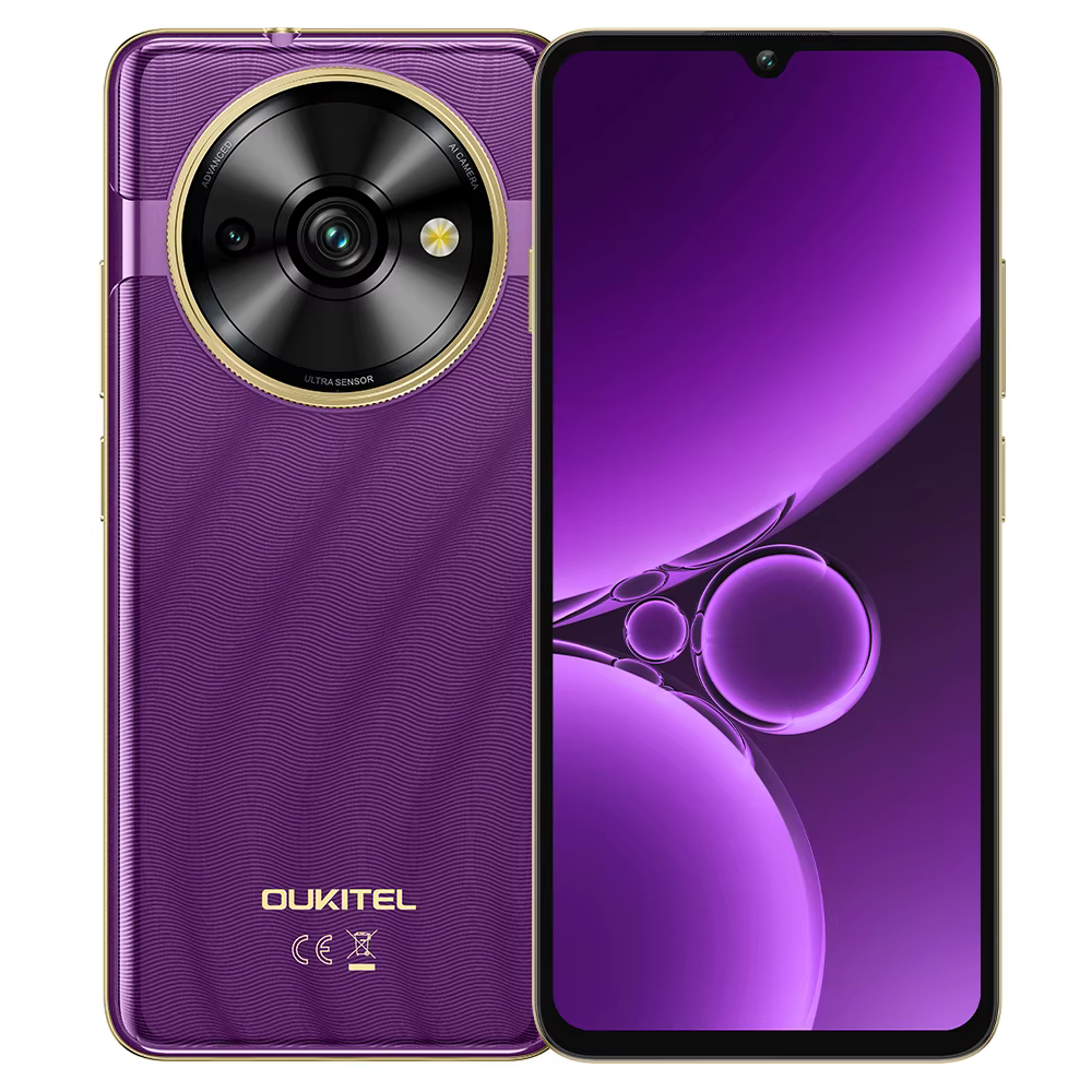 Oukitel C59 Smartphone 4+128GB 6.88 Inch HD 90Hz 13MP Rear Camera 10000mAh 1000 Lumen Flashlight Android 15 Oukitel Mobile Phone