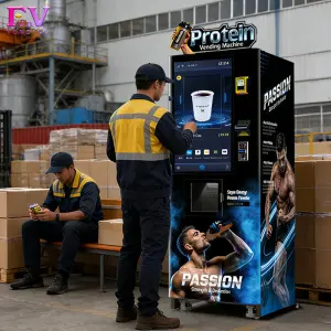 FunVending Innovative Gym Milkshake Keep Fit Smart Touch Screen Protein Shake Vending Machine Vendo Machine