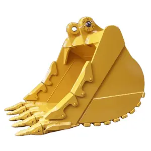 Hard Rock Construction Machinery Parts Excavator Heavy Duty Rock Bucket Q345B+NM400 for 1-80 Ton Excavators (Copy)