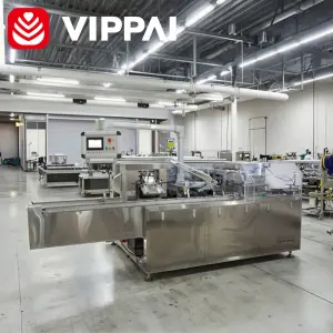 VIPPAI Full Automatic High Speed Horizontal One-Stop Sanitary Pad Carton Box Packing Machine