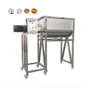 High Efficiency Chemical Quartz/Herb /Flour/cellulose Mixer Ribbon Lysine Concentrate Food Mixer 100kg Coffee Brown Sugar Mixer