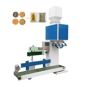 Open Type Multifunctional 10kg 25kg 50kg Good Flowability Food Particle Packing Machine Semi Automatic Granule Filling Machine