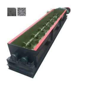 Double Shaft Horizontal Mixer Concrete Dust Coal Pottery ore slurry mixer Large Capacity Organic Fertilizer Mixer Machine