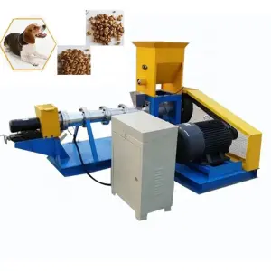 Animal Feed Pellet Machine Pet cat Dog Food Maker Fish Feed Extruding Machine Rabbit Fish Food Granulator