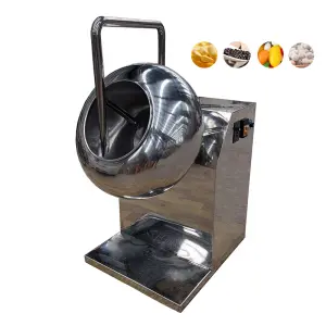 SS304 Automatic Chocolate Coating Machine Donut Peanut Seasoning Tumbler Machine Liquid Sprayer Automatic Peanut Tumbler Machine