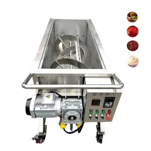 Efficiency Hot Agitator Pot Stainless Steel Food Liquid Mixer 700l U Mixer Tomato Paste Chilli Tomato Sauce Processing Machine