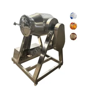 Food Grade Biconical Blender Cosmetic Laundry Detergent Food Drum Mixer Machine SS304 55 Gallon Drum Paint Mixer