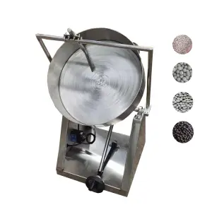 Lab Scale Iron Ore Disc Granulator Machine Cat Litter Granulator Corn Cob Sodium Bentonite cat Litter Granules Making Machine