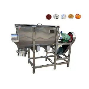Lab Scale Powder Mixer 10 kg Double Ribbon Hair Colour Mixture Machine Stainless Steel Mineral Mixture for Cattle
