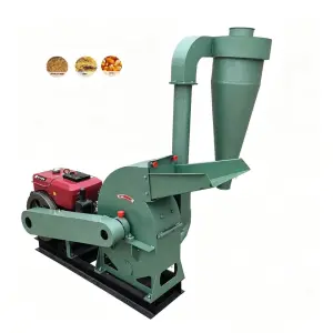 High Efficiency Grains Hammer Mill Wheat Corn Sorghum Rye Oats Buckwheat Grinder 500kg diesel Maize Meal Grinding Machine