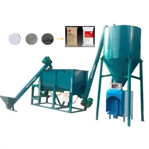 Dry Sand Cement Dry Mortar Ceramic Tile Adhesive Production Line Cement Mortar Stucco Mixer Simple Dry Mortar Production Line