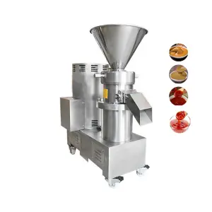 Stainless Steel Colloid Mill Chocolate Peanut Sesame Butter Chilli Sauce Grinding Machine Small Mini Cocoa Bean Grinder Machine