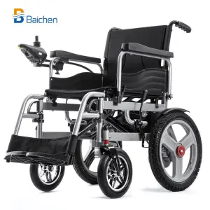 Thailand 2026 New Cheap Ultra Lightest Steel Folding Wheel Chair Portable Travel Foldable Smart Electric Wheelchair