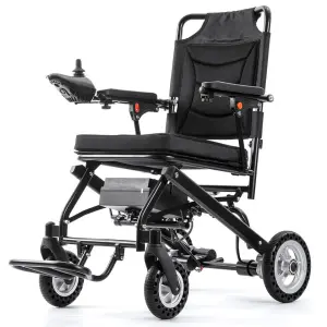 High Performance Lightweight Folding Portable All Terrain Travel Wheelchair Aluminum Smart Electric Wheelchair for Adults