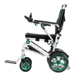 2026 Light Weight Aluminum Alloy Power Chair Travel Wheel Chair Fast Folding for Disabled Care Electric Wheelchair
