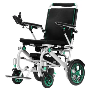 Baichen All-Terrain Power 200W*2 Dual Motor Wheelchair Lightweight Foldable Electric Wheelchair